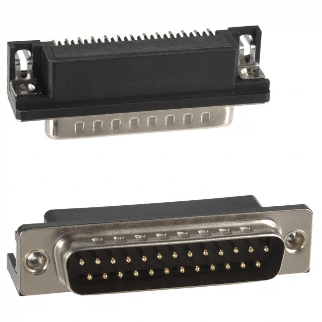 CONN D-SUB PLUG 25POS R/A SOLDER