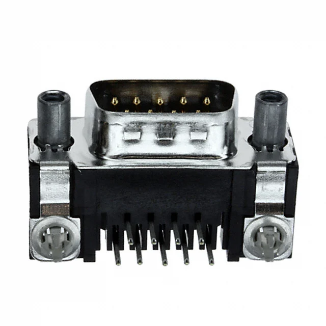 CONN D-SUB PLUG 9POS R/A SOLDER