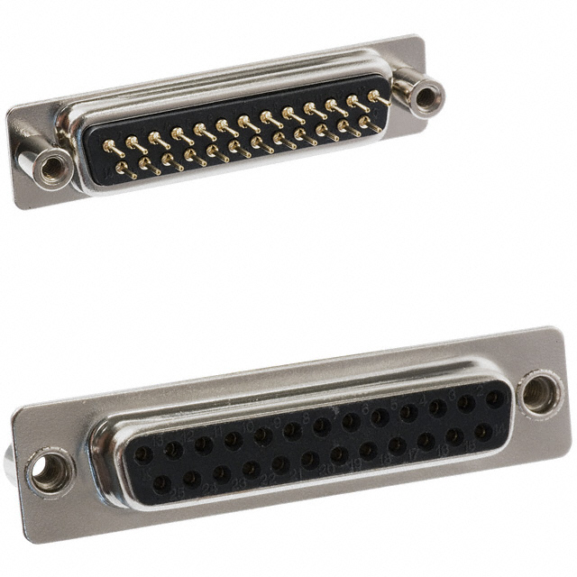 CONN D-SUB RCPT 25P PNL MNT SLDR