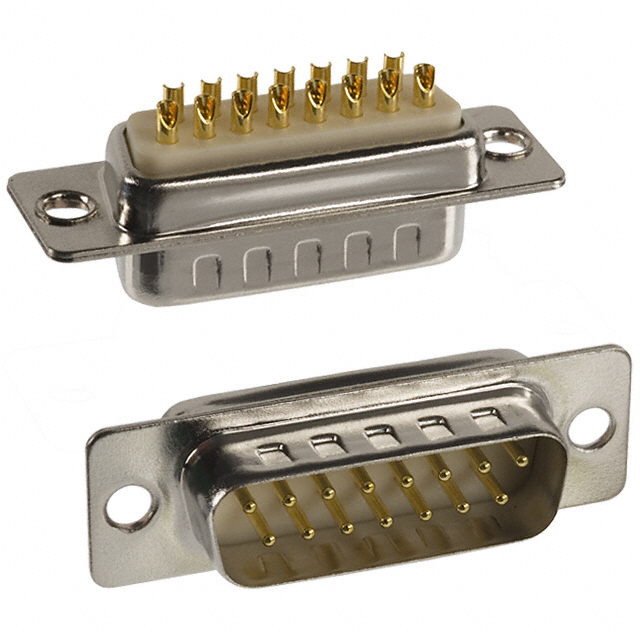 CONN D-SUB PLUG 15POS PNL MNT