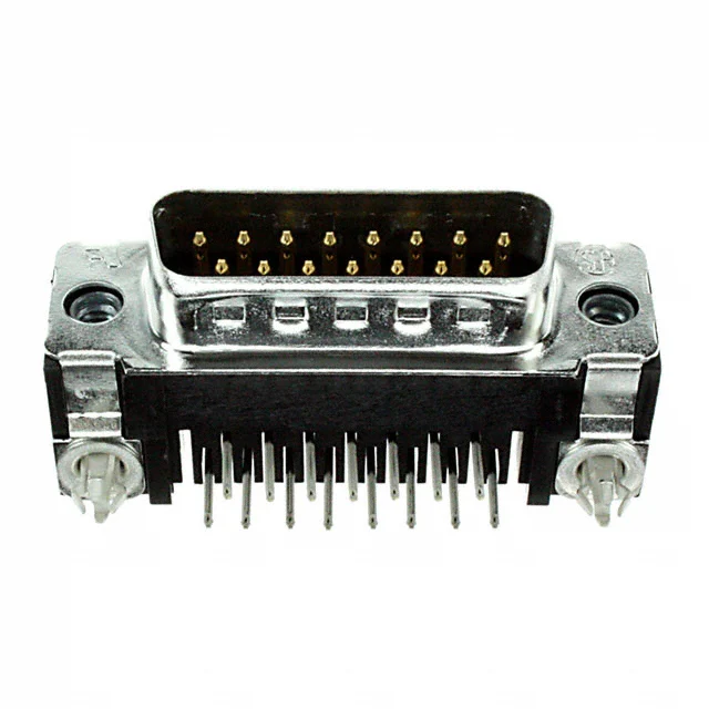 CONN D-SUB PLUG 15POS R/A SOLDER