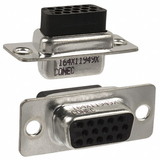 CONN D-SUB HD HOUSING RCPT 15POS