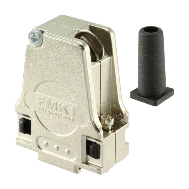 CONN BACKSHELL 9P 45DEG SHLD SLV