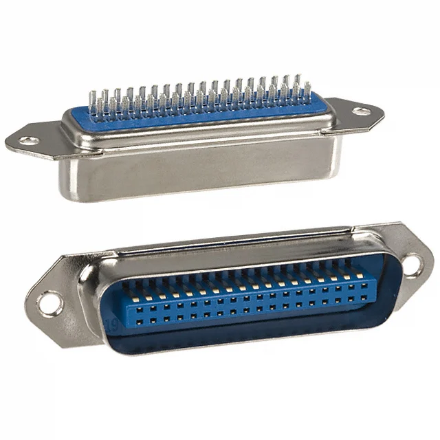 CONN SCSI PLUG 36P STR SLDR CUP