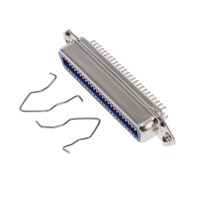 CONN SCSI RCPT 50P STR SLDR CUP