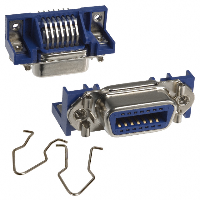 CONN SCSI RCPT 14POS R/A SOLDER