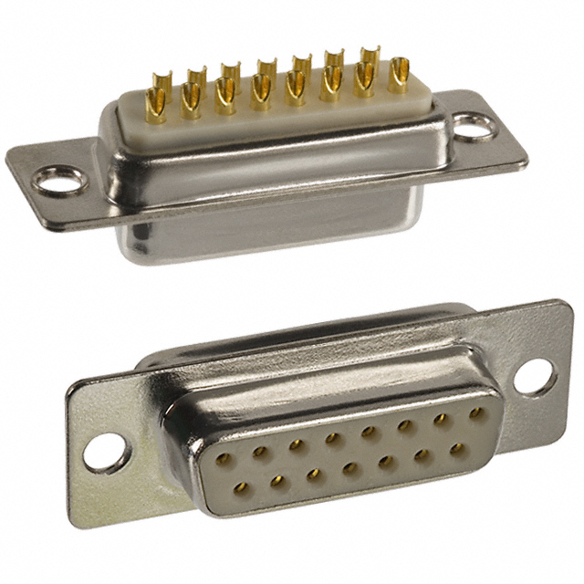 CONN D-SUB RCPT 15POS PNL MNT