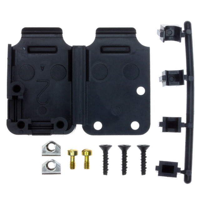 CONN BACKSHELL 15P 90/180DEG BLK CONN BACKSHELL 15P 90/180DEG BLK