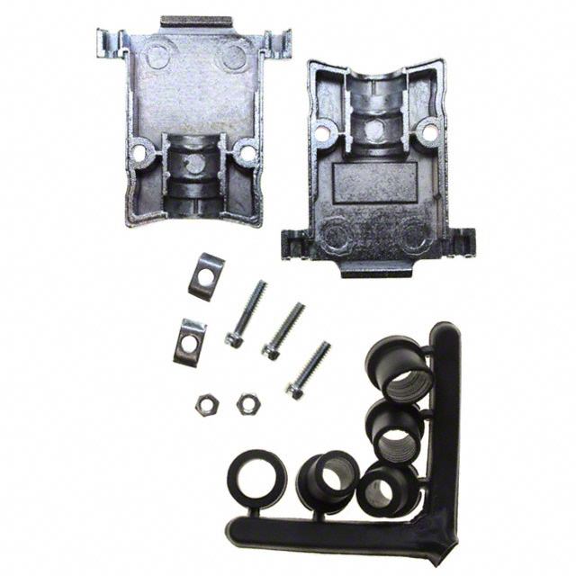 CONN BACKSHELL 15POS 180DEG SHLD