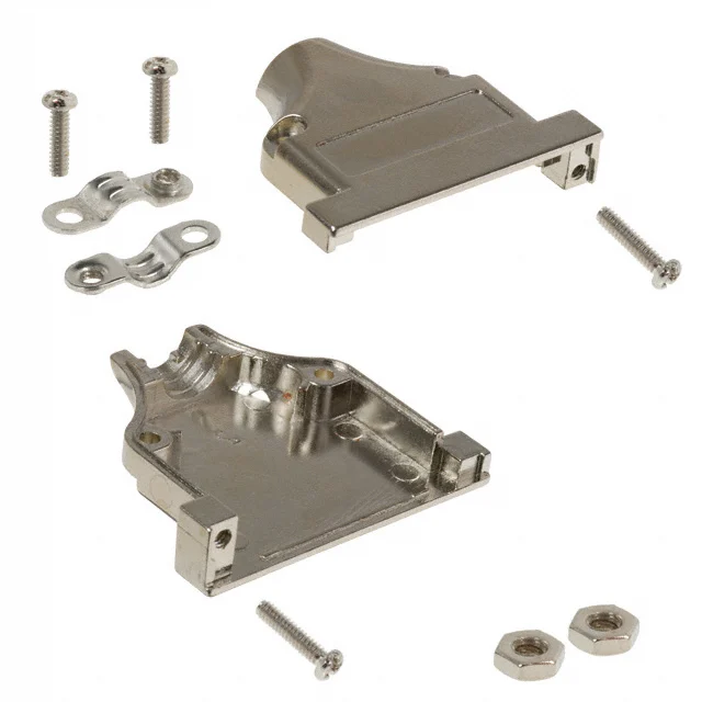 CONN BACKSHELL 25POS 180DEG SHLD