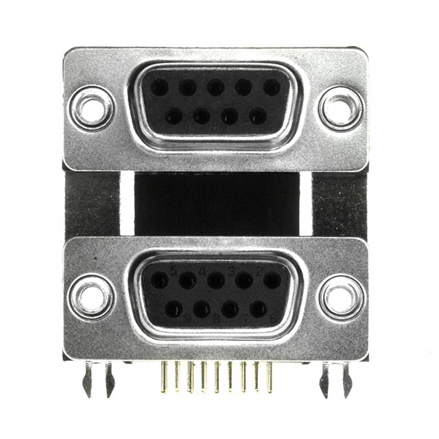 CONN D-SUB RCPT 9POS R/A SLDR