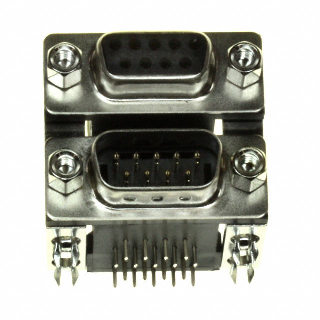 CONN D-SUB PLUG/RCPT 9P R/A SLDR