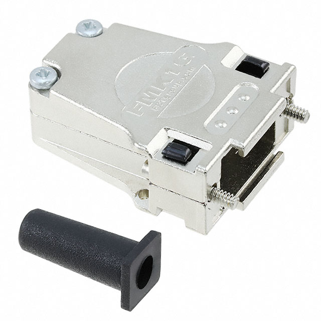 CONN BACKSHELL 9POS 180DEG SHLD