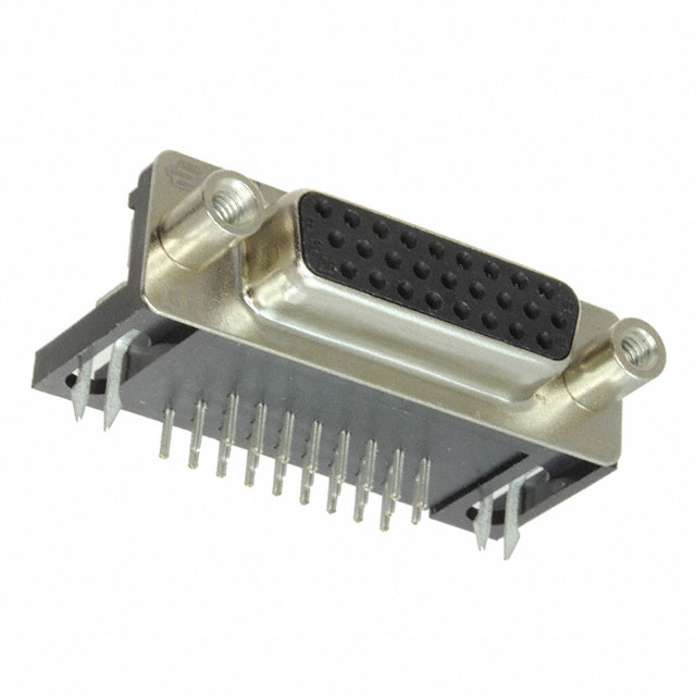 CONN D-SUB HD RCPT 26P R/A SLDR