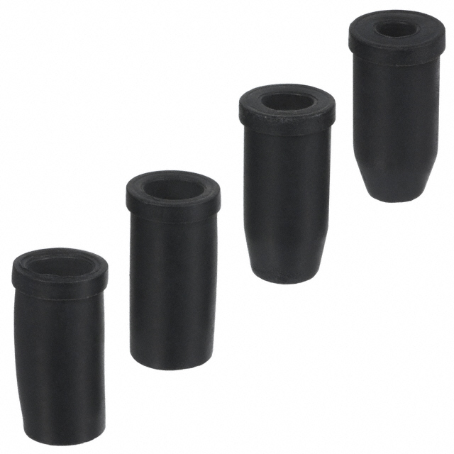 GROMMET BLK PVC FOR DSUB 9/25POS