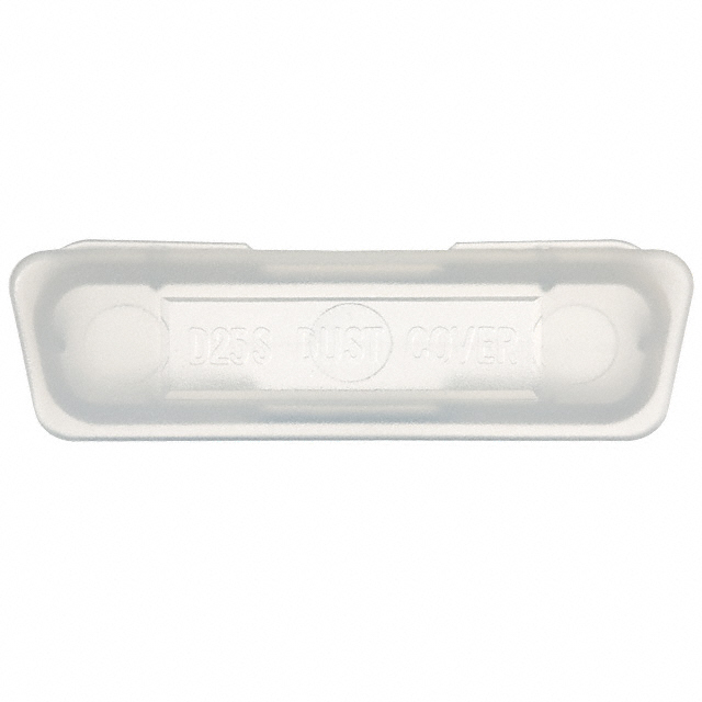 DUST COVER FOR FEMALE DSUB 25POS