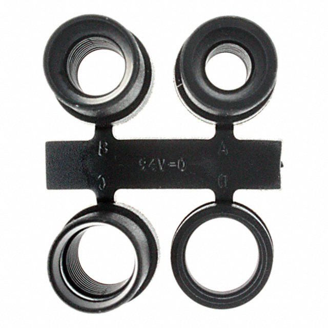 CONN GROMMET DB9/15 BLACK CONN GROMMET DB9/15 BLACK