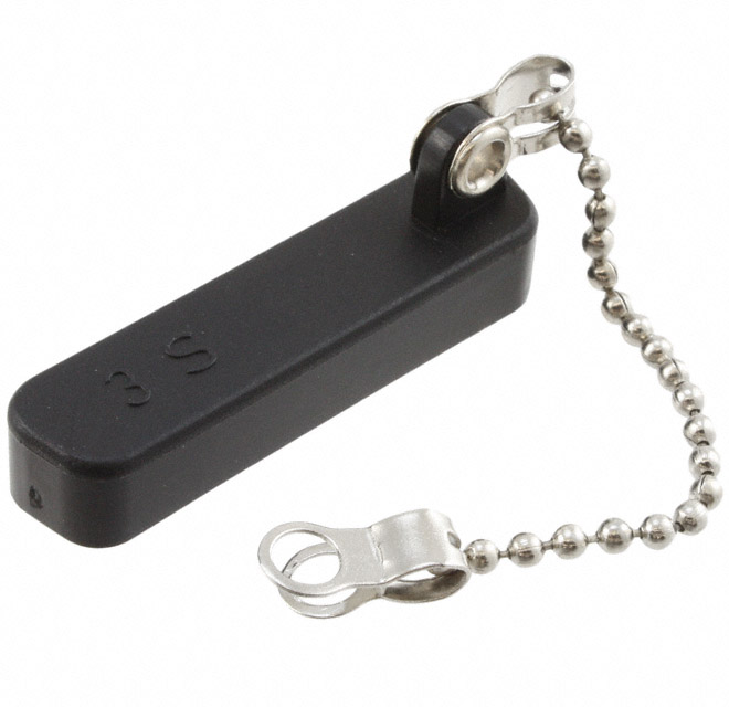 DUST CAP 25POS FEMALE W/LANYARD