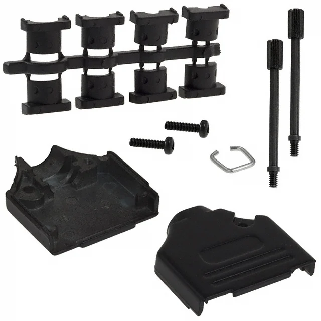 CONN BACKSHELL 15POS 180DEG SHLD