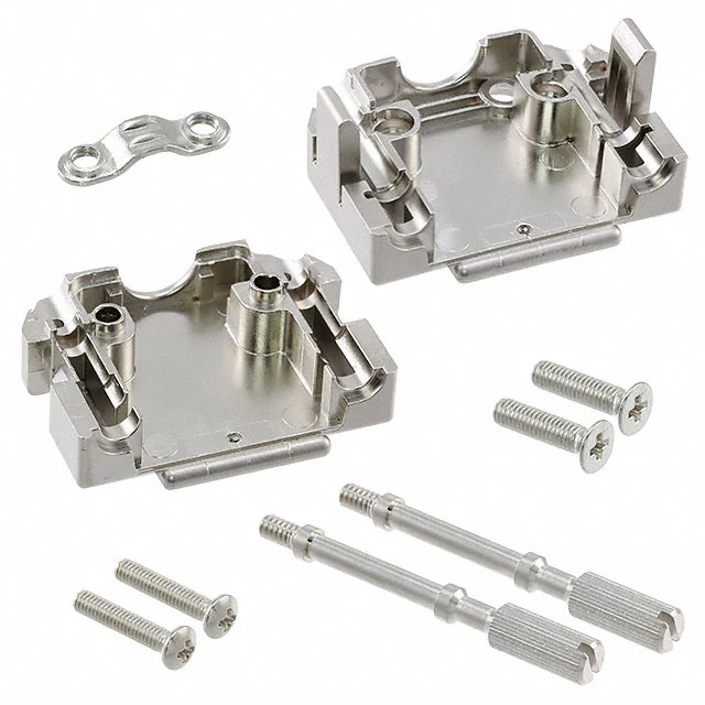 CONN BACKSHELL 9POS 180DEG SHLD