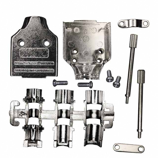 CONN BACKSHELL 9POS 180DEG SHLD