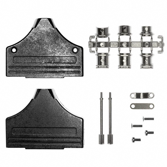 CONN BACKSHELL 37POS 180DEG SHLD