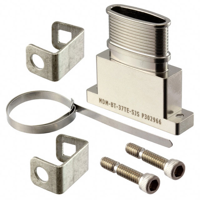 CONN BACKSHELL 37POS 180DEG SHLD