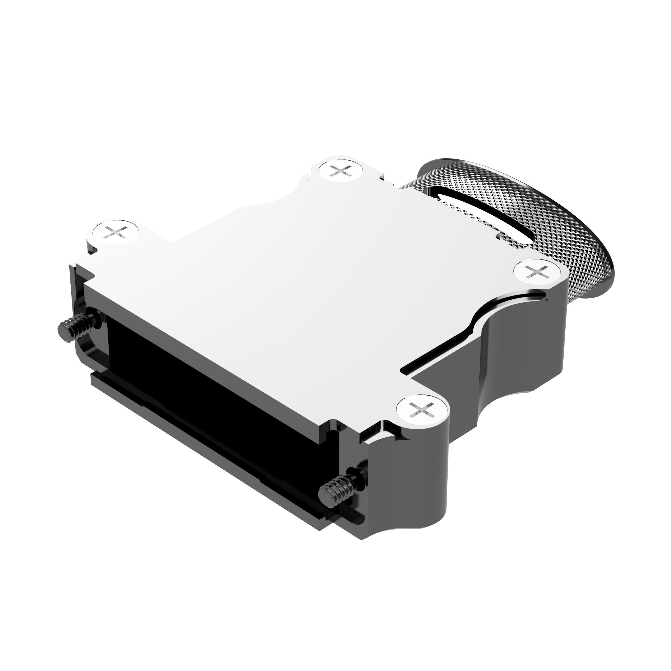 D-SUB BACKSHELL, MACHINED ALUMIN