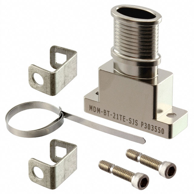 CONN BACKSHELL 21POS 180DEG SHLD