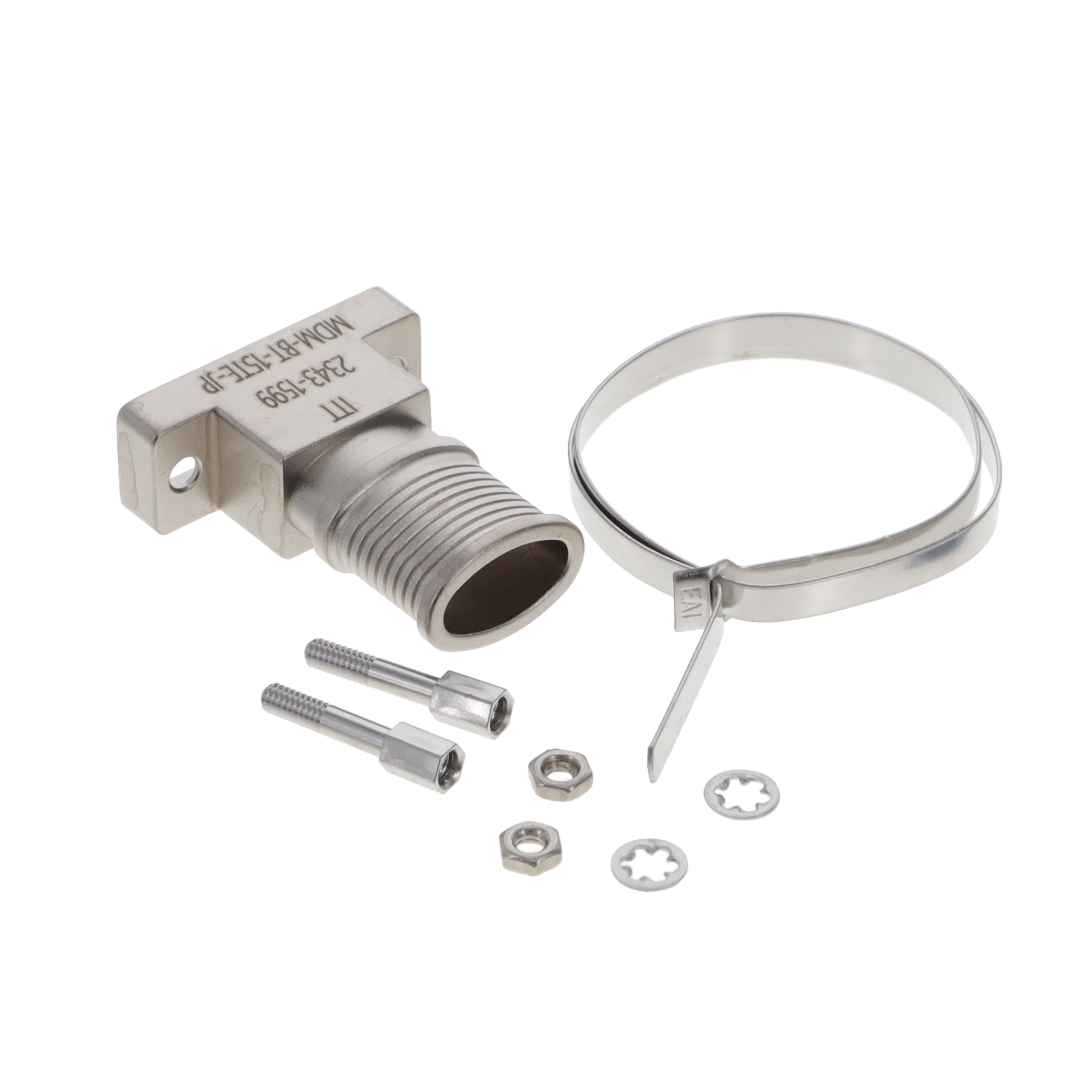 MICRO-D BACKSHELL 15 POS TOP ENT