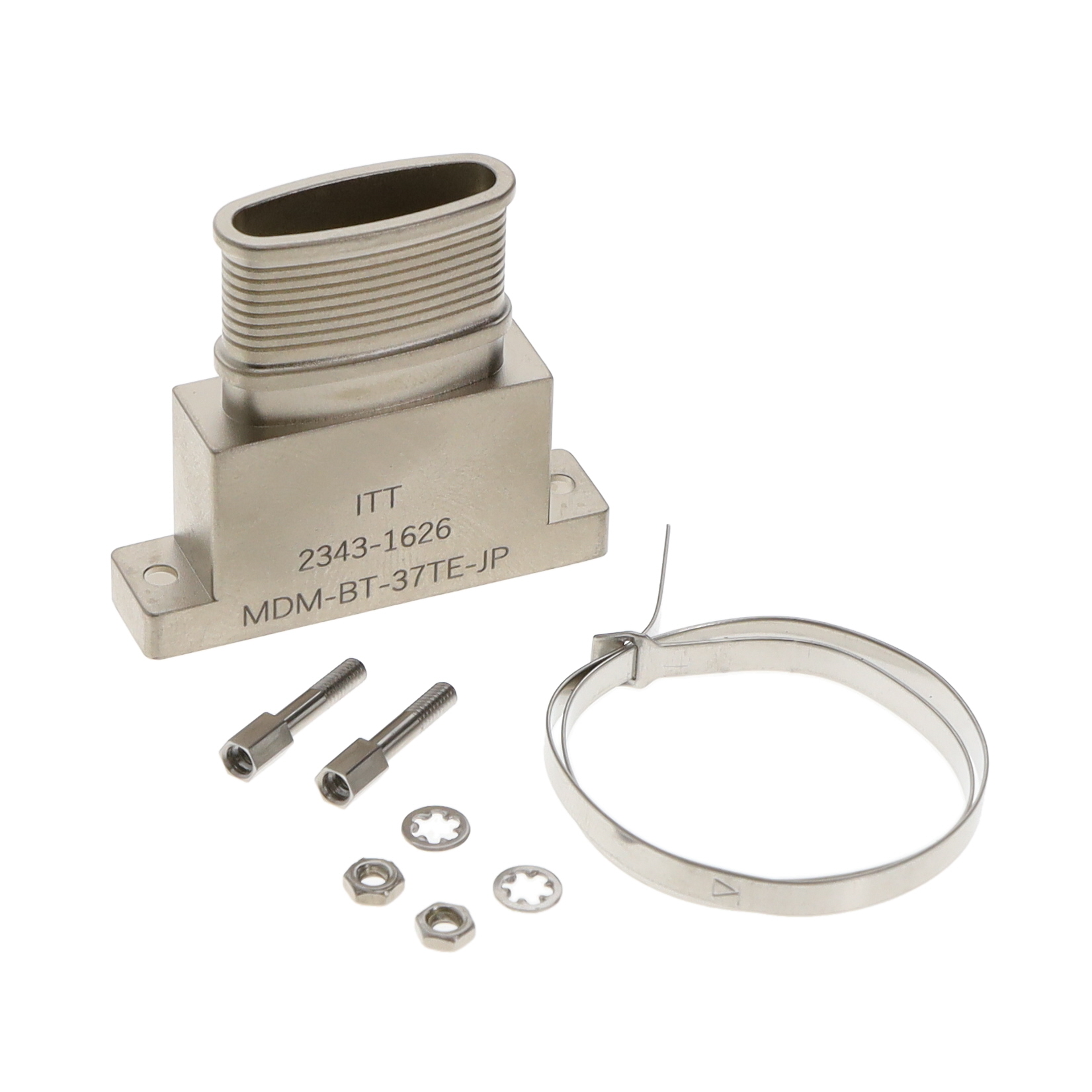 MICRO-D BACKSHELL 37 POS TOP ENT