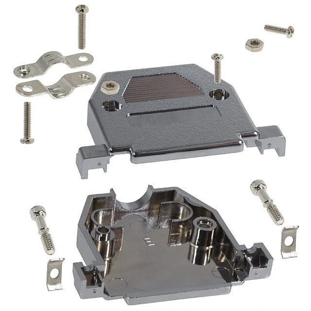 CONN BACKSHELL 25POS 180DEG SHLD