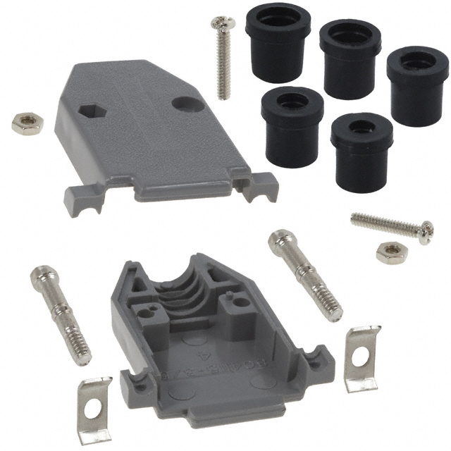 CONN BACKSHELL 15POS 180DEG GRAY