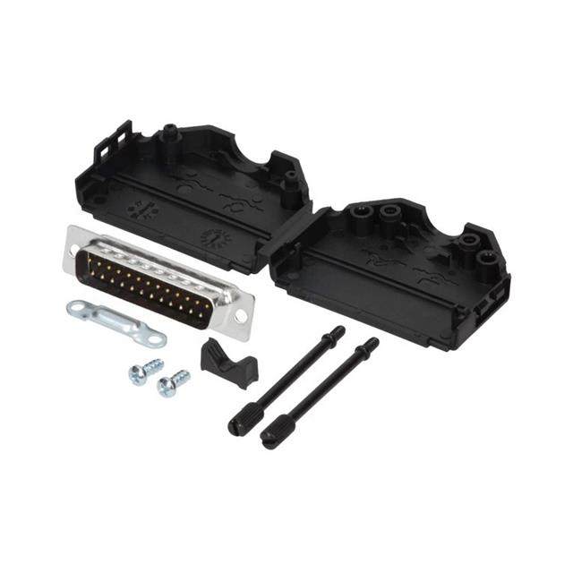 25 WAY D-SUB HOOD PLASTIC SNAP L