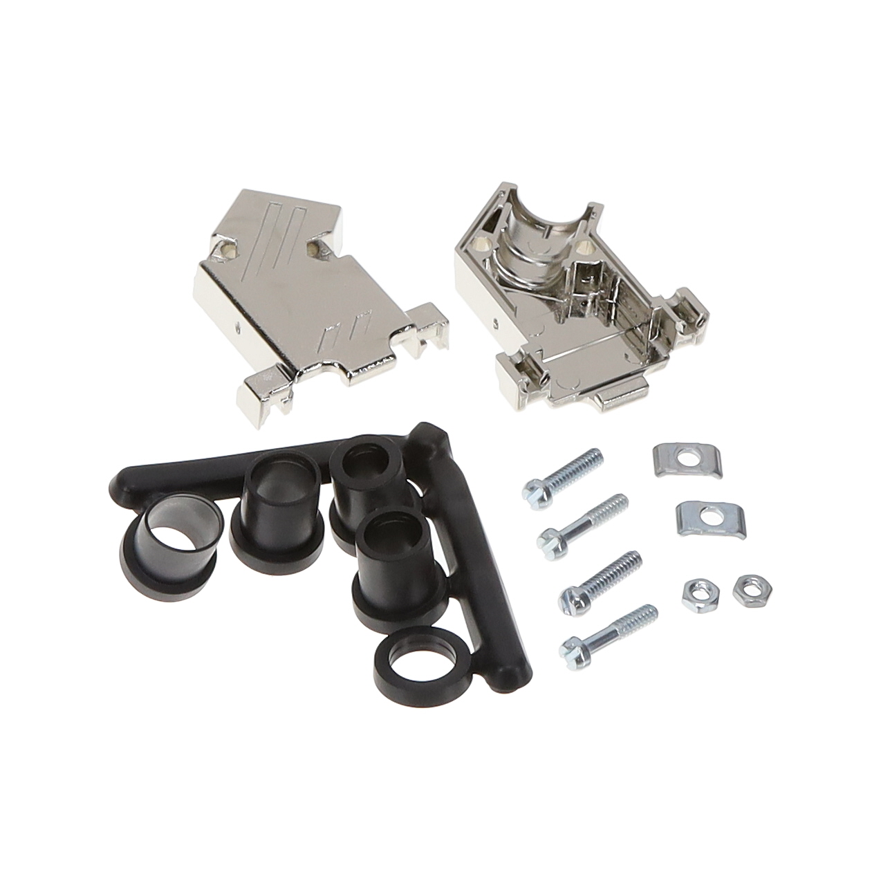 9P METPLAS D-SUB HOOD NI 45 NT