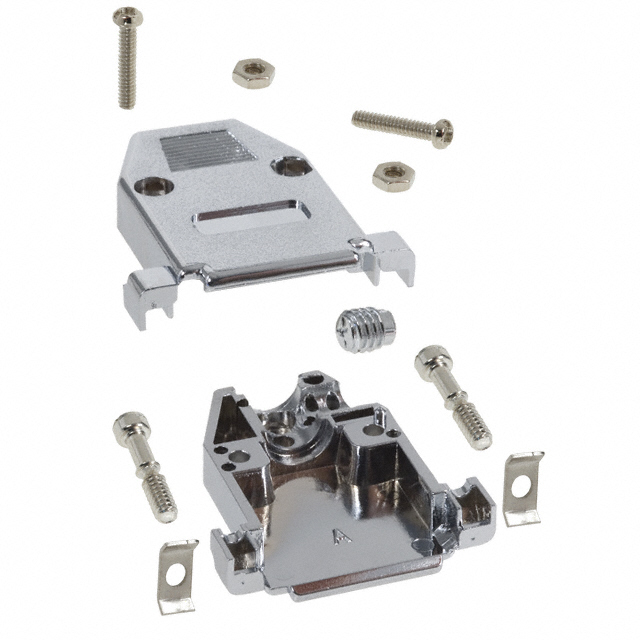 CONN BACKSHELL 15POS 180DEG SHLD