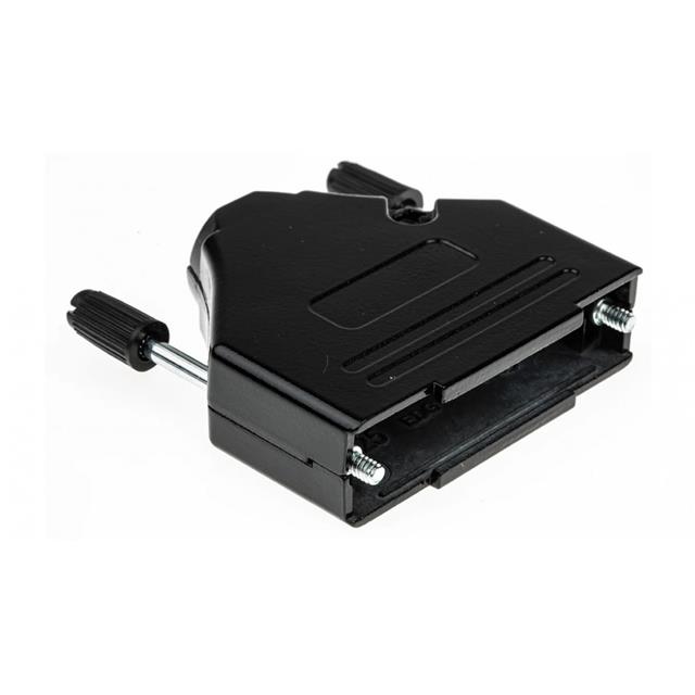 9 WAY D-SUB HOOD DIE CAST BLACK