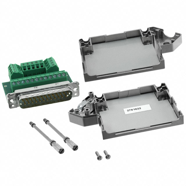 CONN D-SUB PLUG 25POS TERM BLK