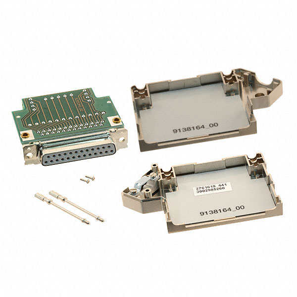 CONN D-SUB RCPT 25POS TERM BLK