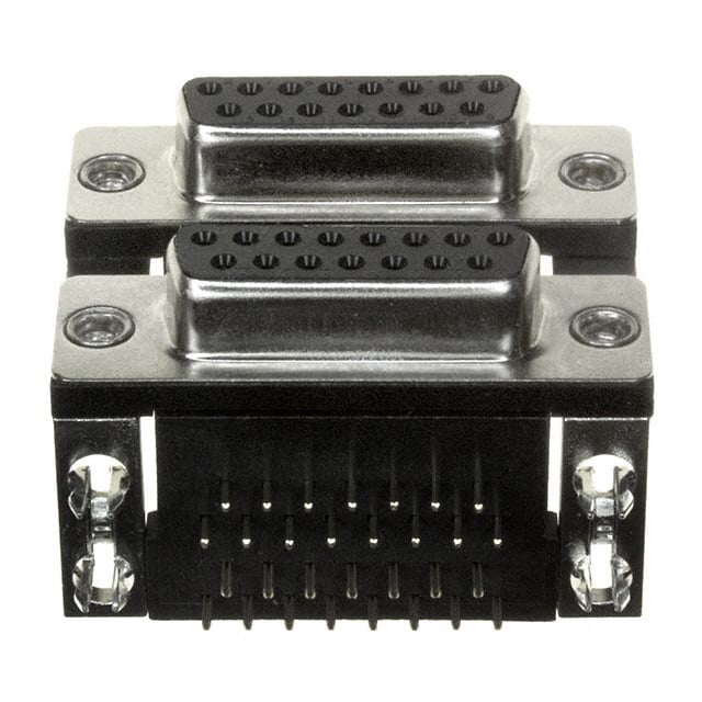 CONN D-SUB RCPT 15POS R/A SLDR