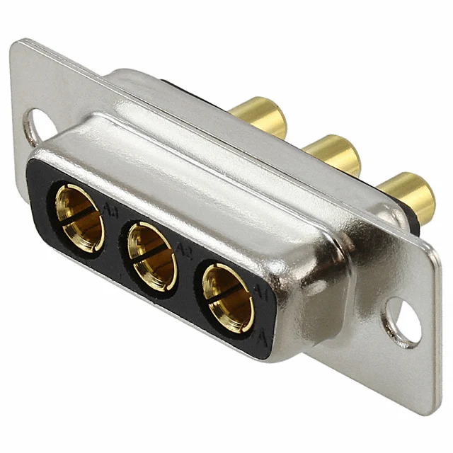 CONN D-SUB RCPT 3POS PNL MT SLDR