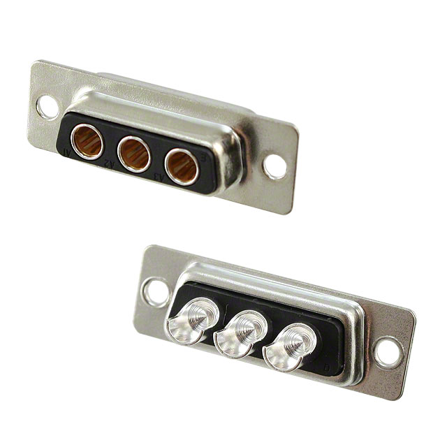 CONN D-SUB RCPT 3POS SOLDER CUP