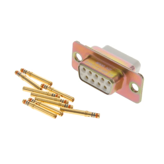CONN D-SUB RCPT 9P PNL MNT CRIMP