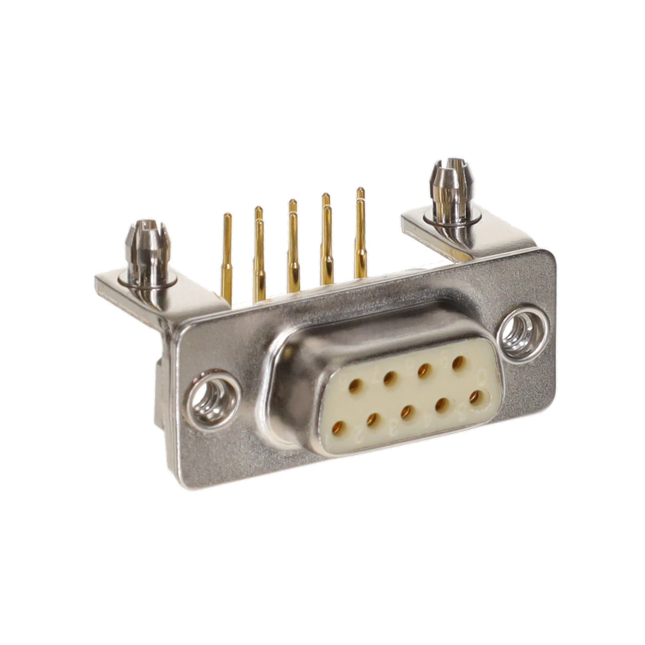 CONN D-SUB RCPT 9POS R/A SOLDER