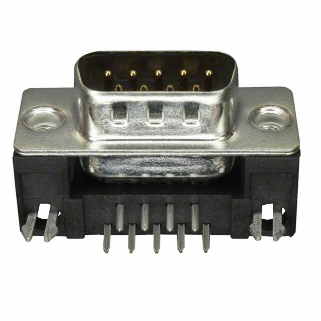 CONN D-SUB PLUG 9POS R/A SOLDER