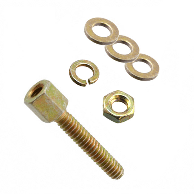 SCREW LOCK FEMALE PANEL MNT 4-40