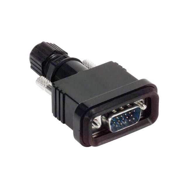 CONN D-SUB HD PLUG 15POS PNL MNT