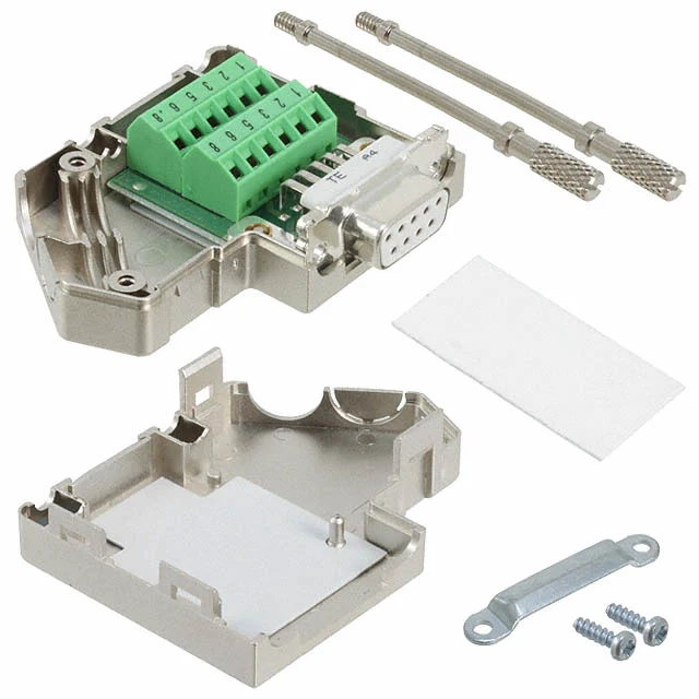 CONN D-SUB RCPT 9POS TERM BLK