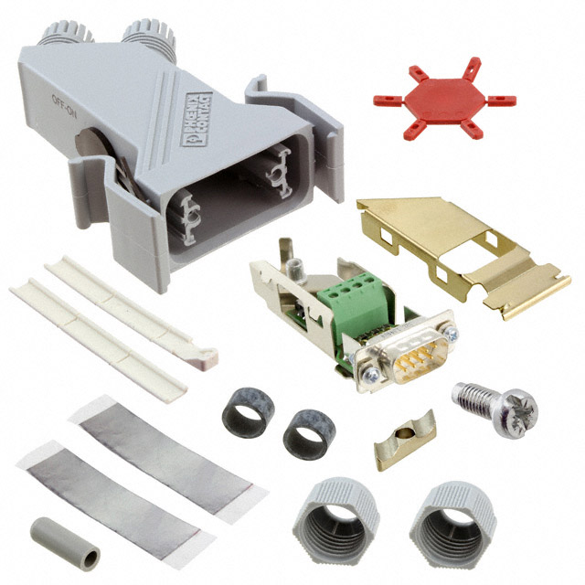CONN D-SUB PLG 9P TERMINAL BLOCK