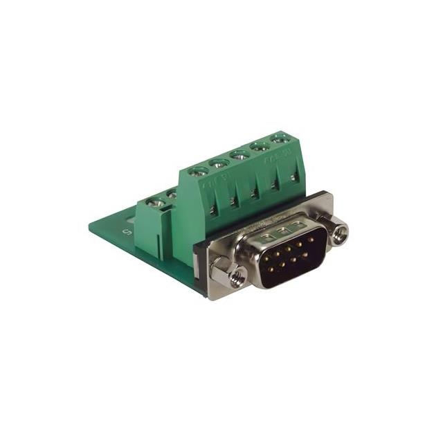 CONN D-SUB PLG 9POS R/A TERM BLK
